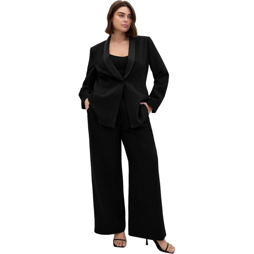 image:imageCity Chic Womens Plus Size Jacket Alece TuxedoBlack