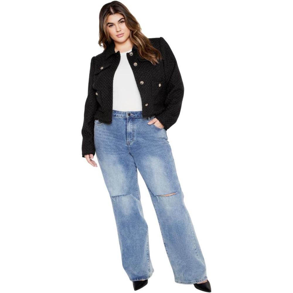 image:imageCity Chic Womens Plus Size Jacket AmiraBlack