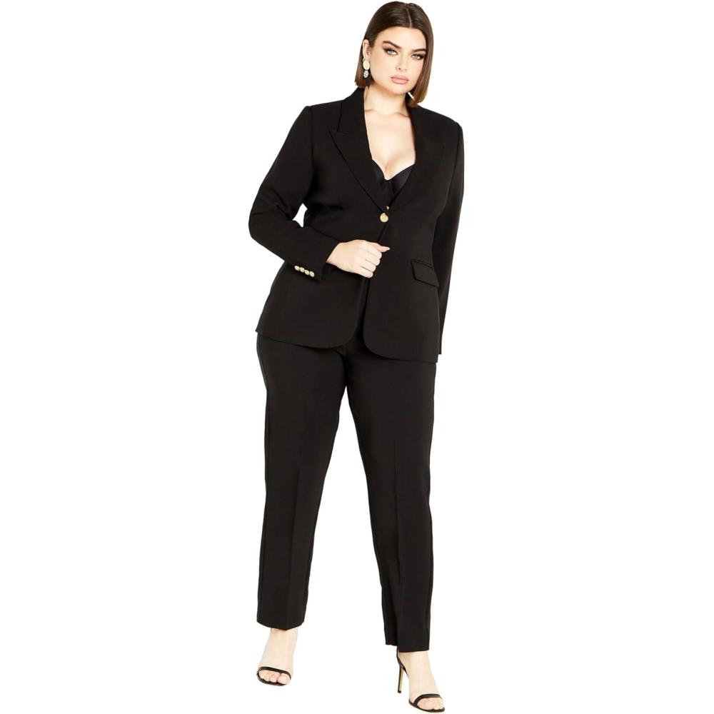 image:imageCity Chic Womens Plus Size Jacket  KaraBlack
