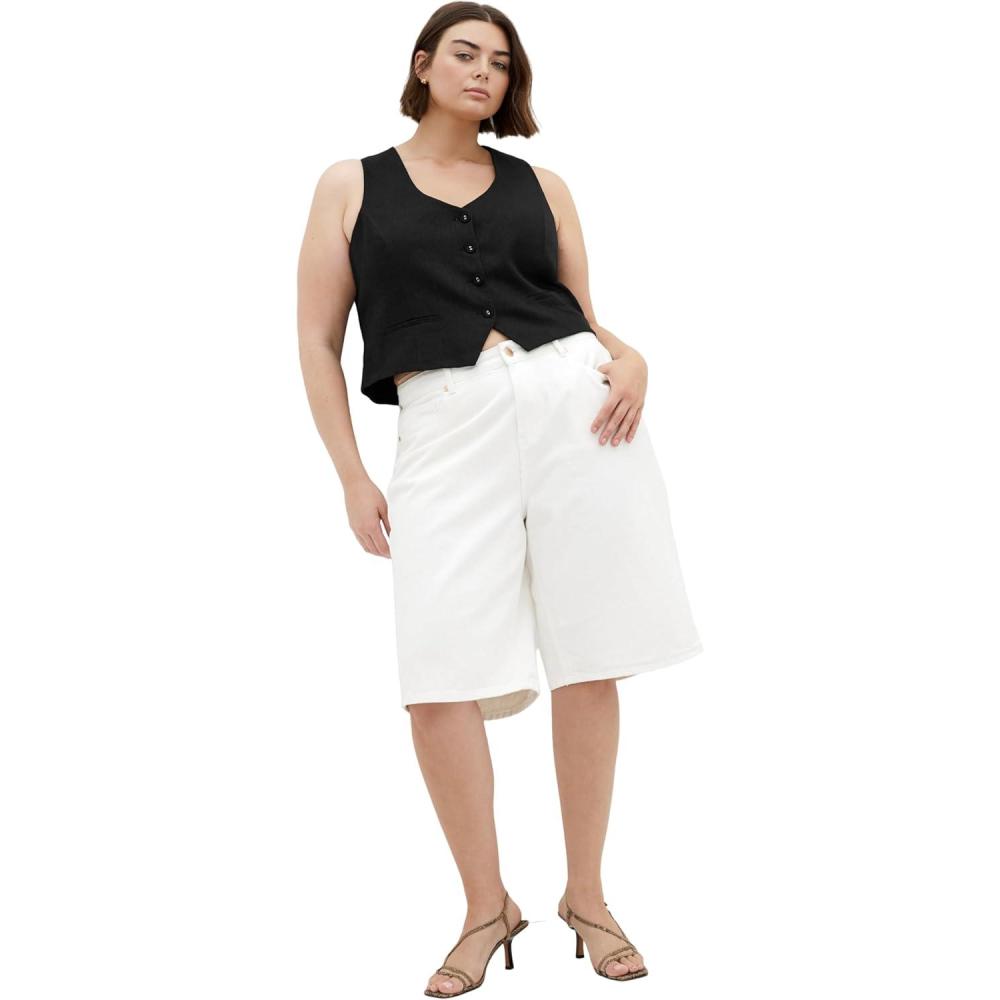 image:imageCity Chic Womens Plus Size Jort  Leah