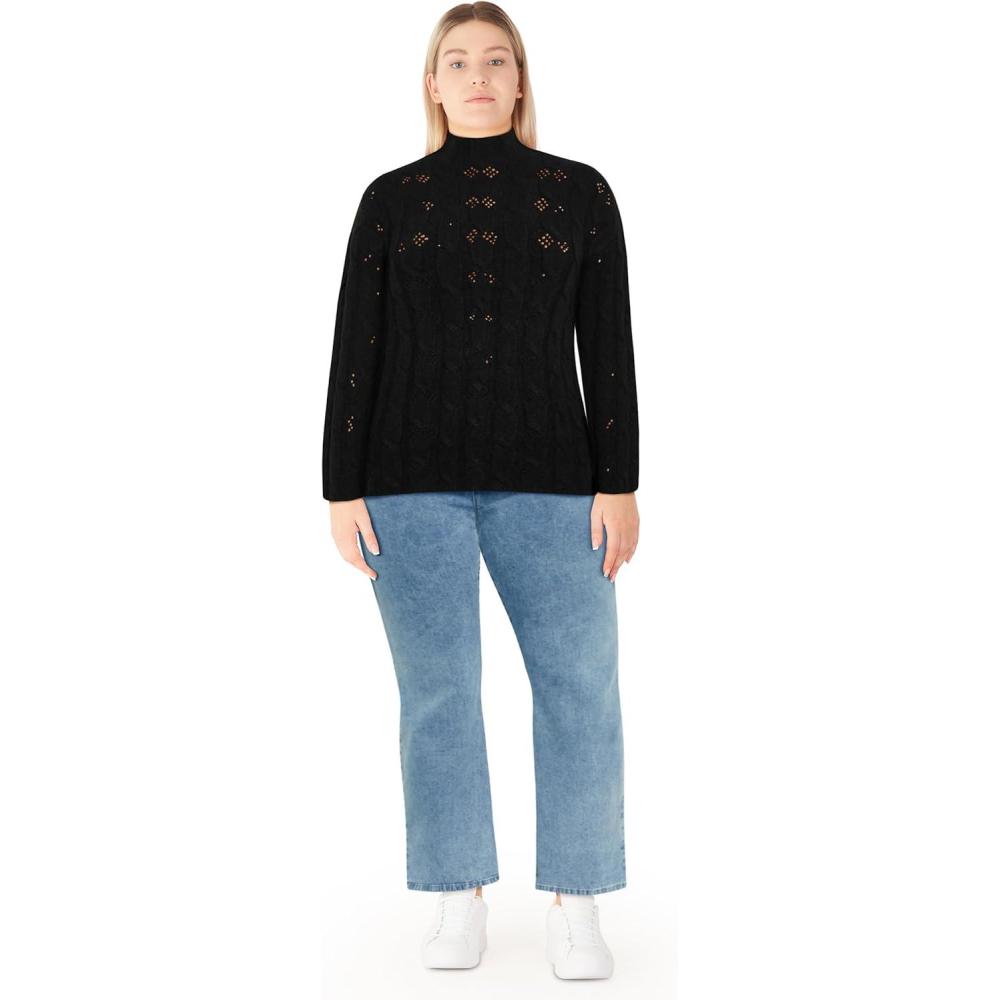 image:imageCity Chic Womens Plus Size Jumper  ArlethBlack