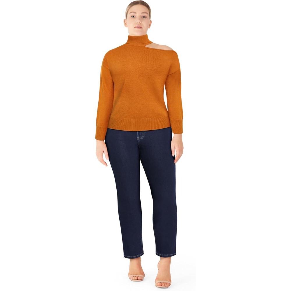 image:imageCity Chic Womens Plus Size Jumper Frost ShoulderHoney