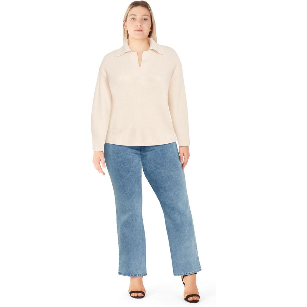 image:imageCity Chic Womens Plus Size Jumper  OpalCream