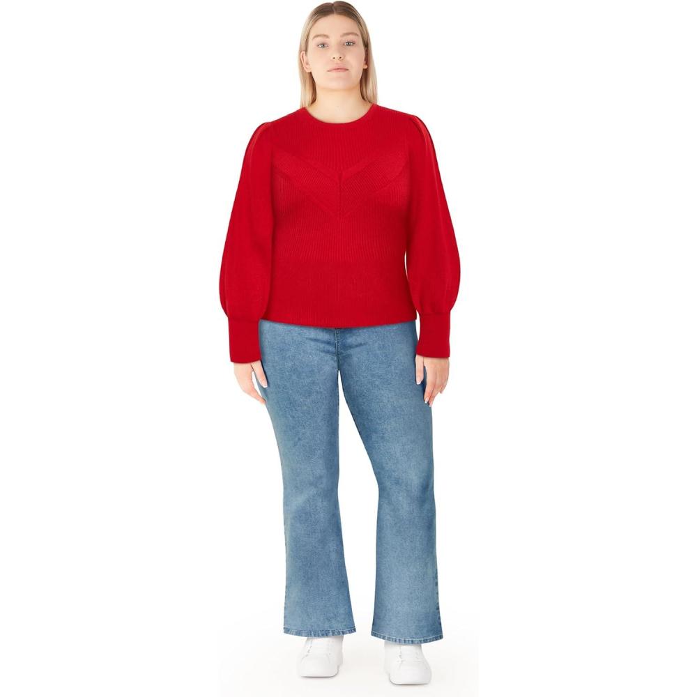 image:imageCity Chic Womens Plus Size Jumper XiomaraRed