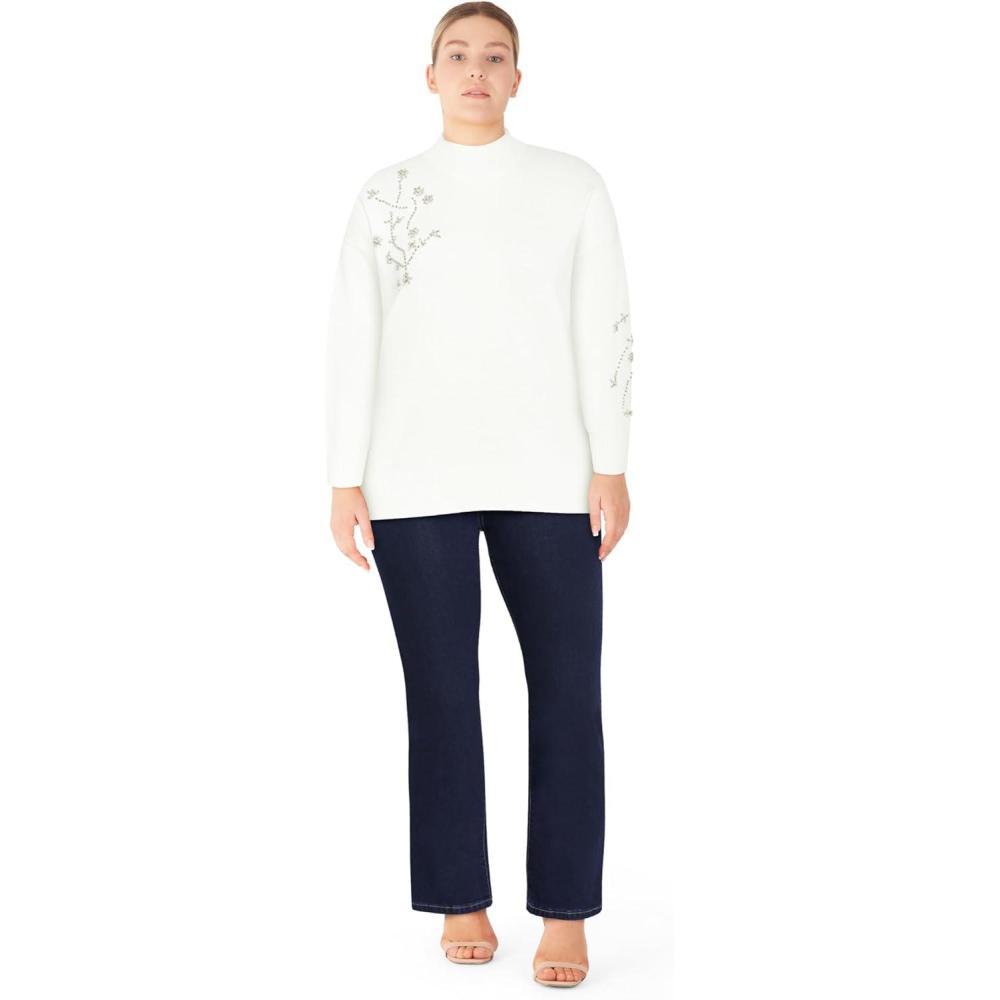 image:imageCity Chic Womens Plus Size Jumper ZariahIvory