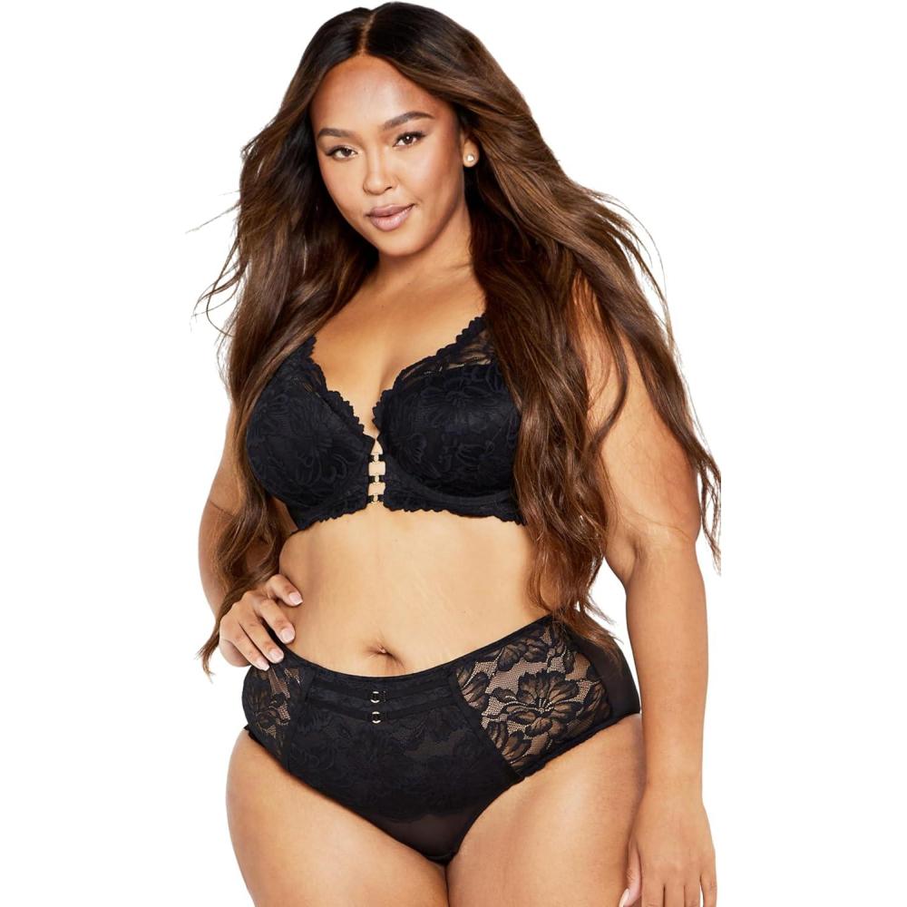 image:imageCity Chic Womens Plus Size Paige Hi BriefBlack