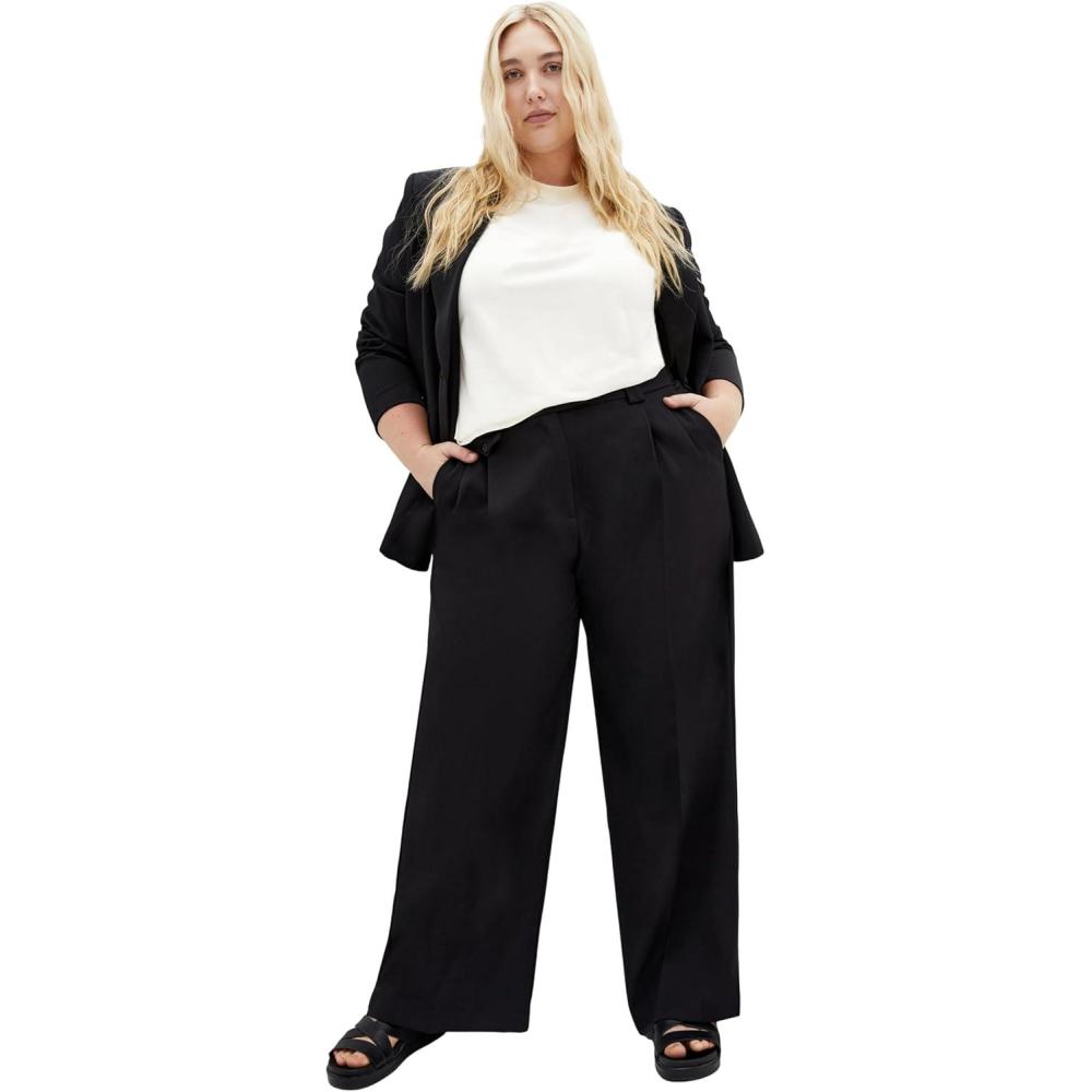 image:imageCity Chic Womens Plus Size Pant Jazmin CrepeBlack