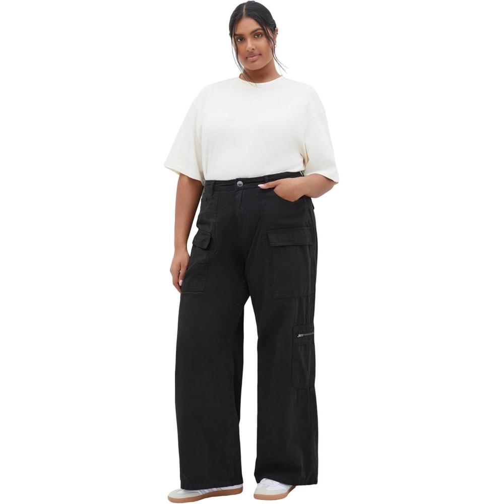 image:imageCity Chic Womens Plus Size PantMila CargoBlack