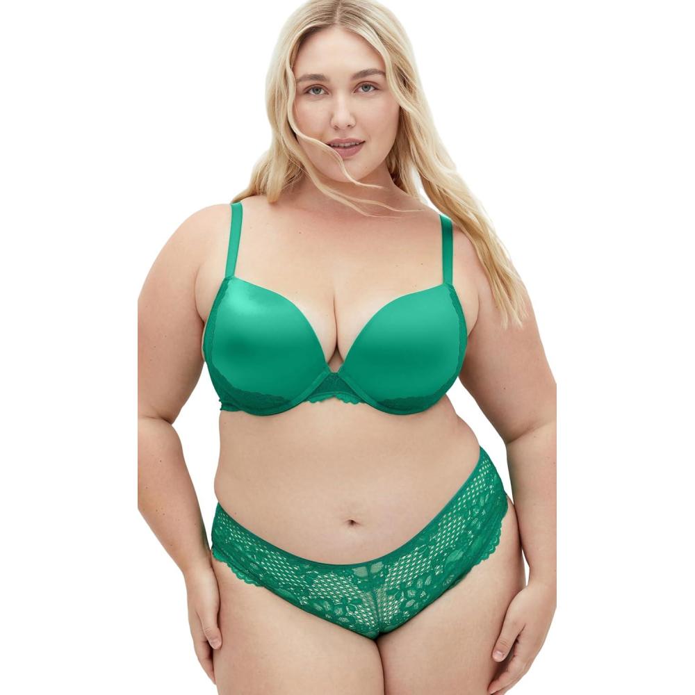 image:imageCity Chic Womens Plus Size Panty  Allure Ouvert CheekyKelly Green