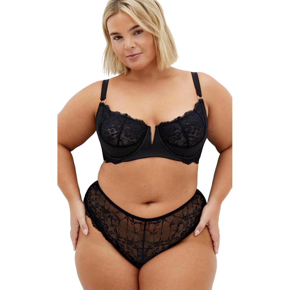 image:imageCity Chic Womens Plus Size Panty Viva Ouvert CheekyBlack