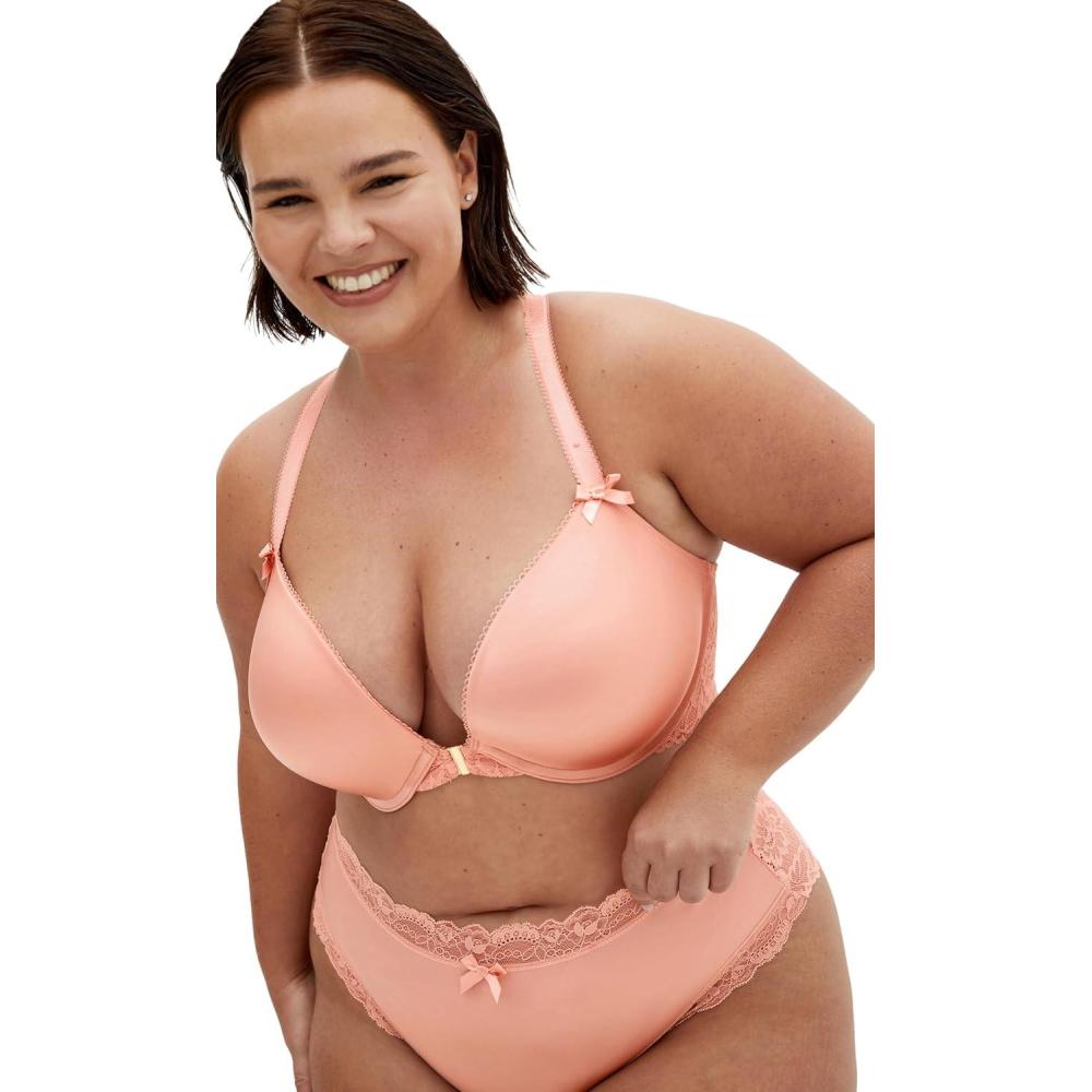 image:imageCity Chic Womens Plus Size Push Up Bra Adore Luxe RacerbackBlush