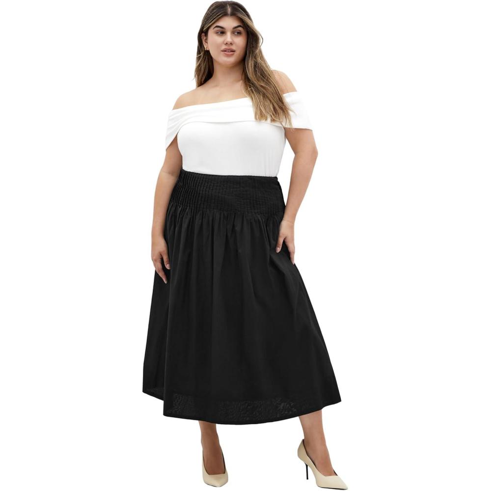 image:imageCity Chic Womens Plus Size Skirt  HavenBlack