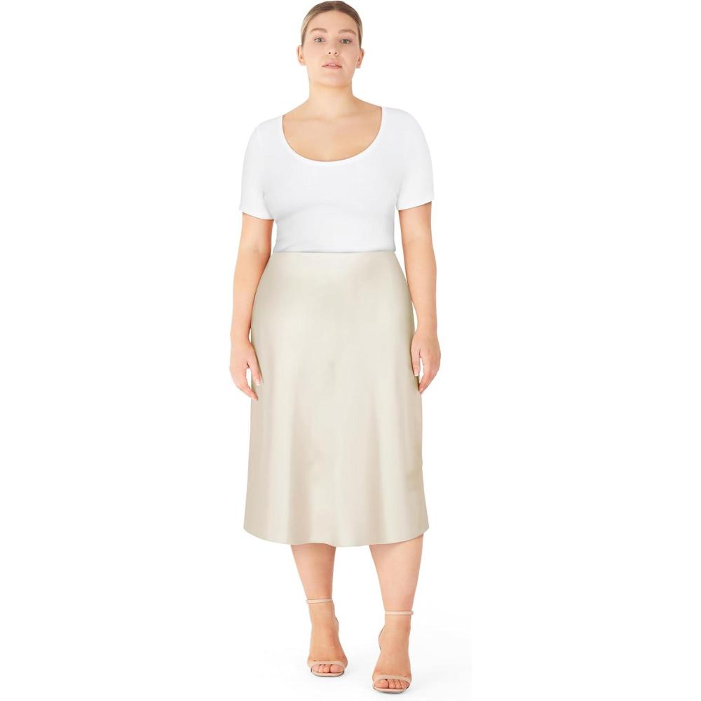 image:imageCity Chic Womens Plus Size Skirt  MiraCream