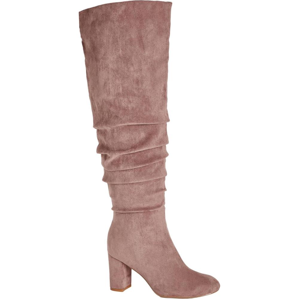 image:imageCity Chic Womens WIDE FIT Raquel Knee BootMushroom