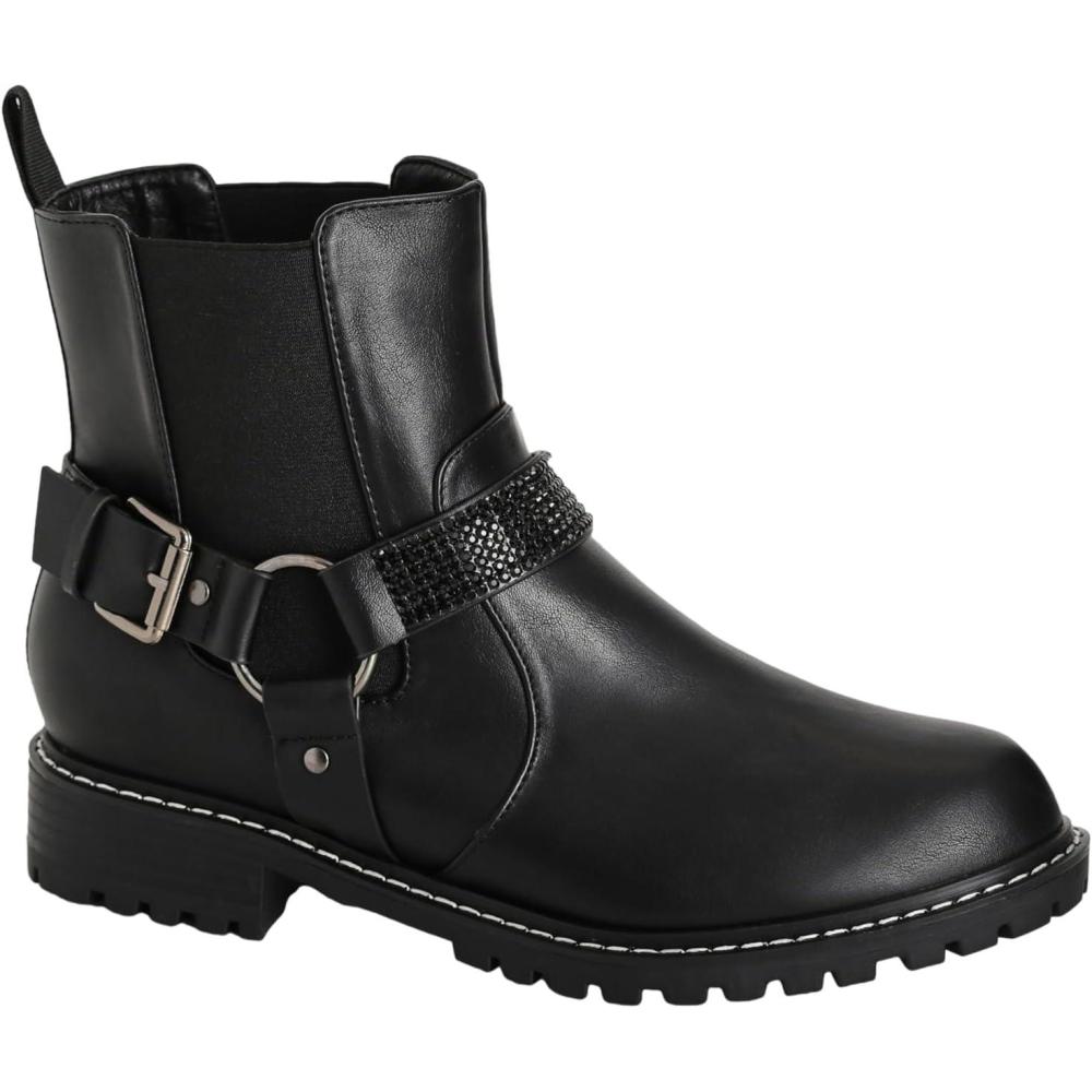 image:imageCity Chic Womens WIDE FIT Texas Ankle Boot BlackBlack