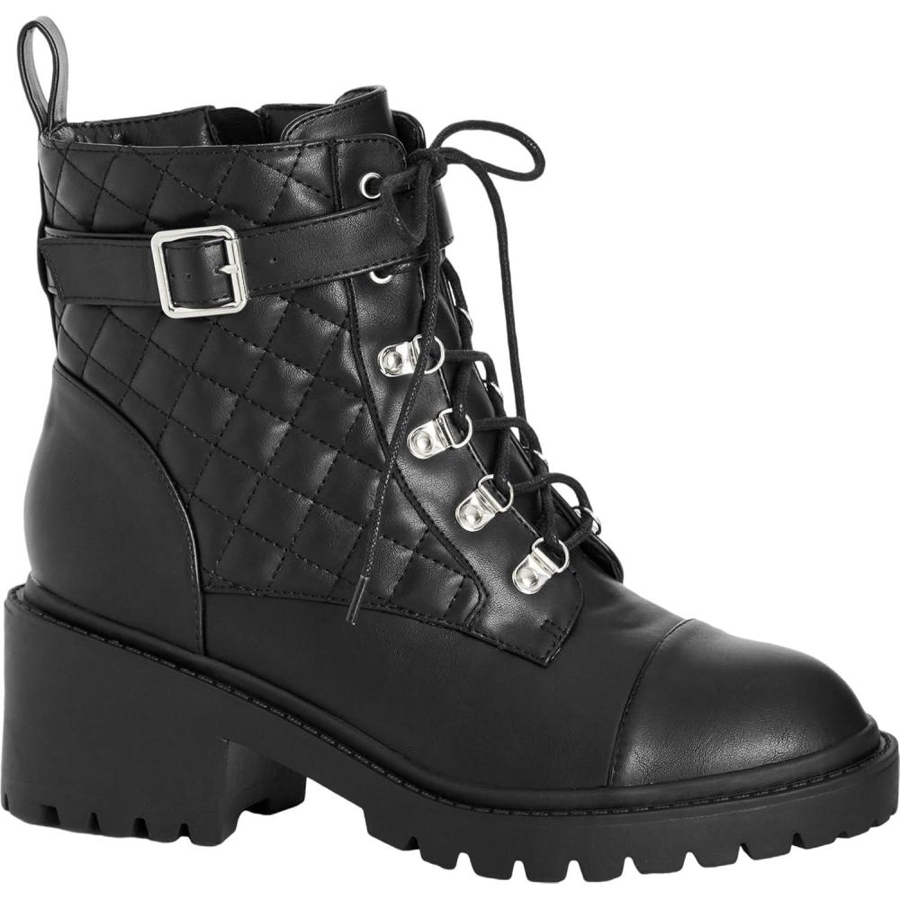 image:imageCity Chic womens Wide Fit Sutton Ankle BootBlack