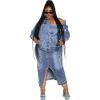 image:imageCity Chic Womens Citychic Plus Size Skirt HallieLight Denim