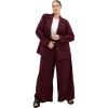 image:imageCity Chic Womens Plus Size Blazer  Galactic PonteDark Cherry