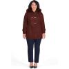 image:imageCity Chic Womens Plus Size Coat  Marie DetailChocolate