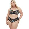 image:imageCity Chic Womens Plus Size Contour Bra  Hailey PrintBlack Floral Print