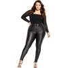image:imageCity Chic Womens Plus Size Jean  Skylar Short SkinnyBlack