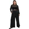 image:imageCity Chic Womens Plus Size Pants  Jordan Wide Leg PetiteBlack