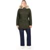 image:imageCity Chic Womens Plus Size Parka  CasualKhaki