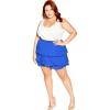 image:imageCity Chic Womens Plus Size Short  Pleat AwayCobalt