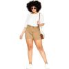 image:imageCity Chic Womens Plus Size Short Coastal WalkTawny Wash