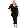 image:imageCity Chic Womens Plus Size Shrug  ChiffonBlack