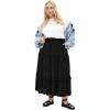 image:imageCity Chic Womens Plus Size Skirt  Devine Beauty PlainBlack