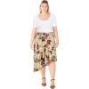 image:imageCity Chic Womens Plus Size Skirt  ElainePrint
