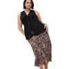image:imageCity Chic Womens Plus Size Skirt  Kyra PrintSnake