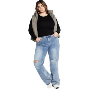 CITY CHIC Ava Puffer Vest(Sage Grey)