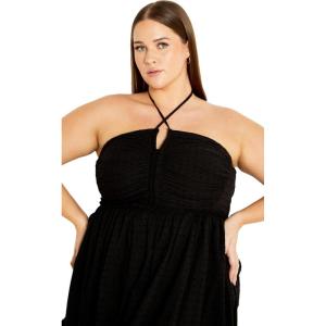 City Chic Ivy Dress(Black)