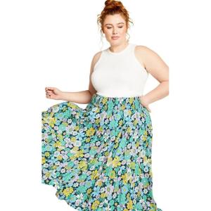City Chic Plus Size Skirt, Bianca Skirt(Hippie Chic)