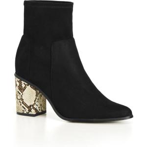 City Chic Women’s Ankle Boots – Lila(Black)