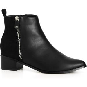 City Chic Women’s Ankle Boots – Sage(Black)