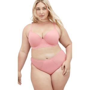 City Chic Womens Bra – Gemma Contour Longline(Rose Pink)