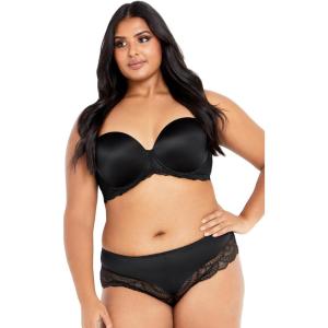 City Chic Women’s Bra-Smooth & Chic Multiway Contour(Black)