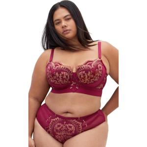 City Chic Women’s Plus Size Alexis Shorty, Blush(Sangria)