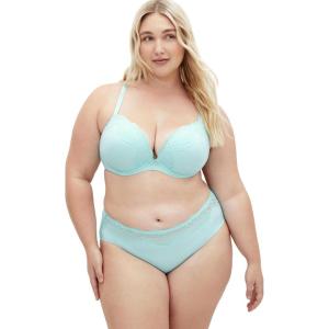 City Chic Women’s Plus Size Bra – Adore Push Up(Iced Aqua)