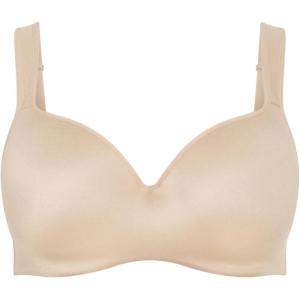 City Chic Women’s Plus Size Bra – BALC Smooth & Chic Tshirt(Latte)