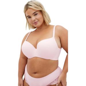 City Chic Women’s Plus Size Bra – Bodycon Contour(Pink Icing)