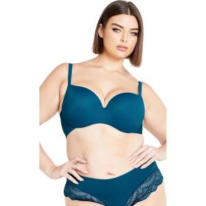 City Chic Women’s Plus Size Bra – Bodycon Contour(Poseidon)