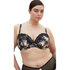City Chic Women’s Plus Size Bra – Jordan Uplift Print(Black Print)