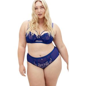 City Chic Women’s Plus Size Bra – Kristin Demi Underwire(Cobalt)