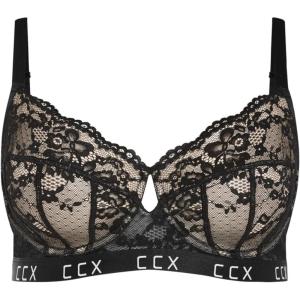 City Chic Women’s Plus Size Bra – Underwire Reina(Black)