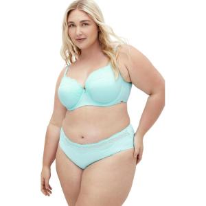 City Chic Women’s Plus Size Bra-Smooth & Chic T-Shirt(Iced Aqua)