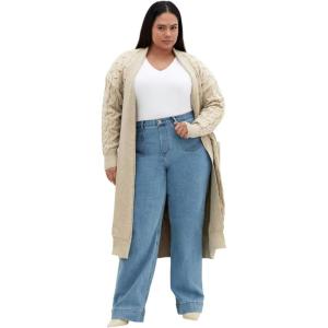 City Chic Women’s Plus Size Cardigan – Charissa(Mocha)
